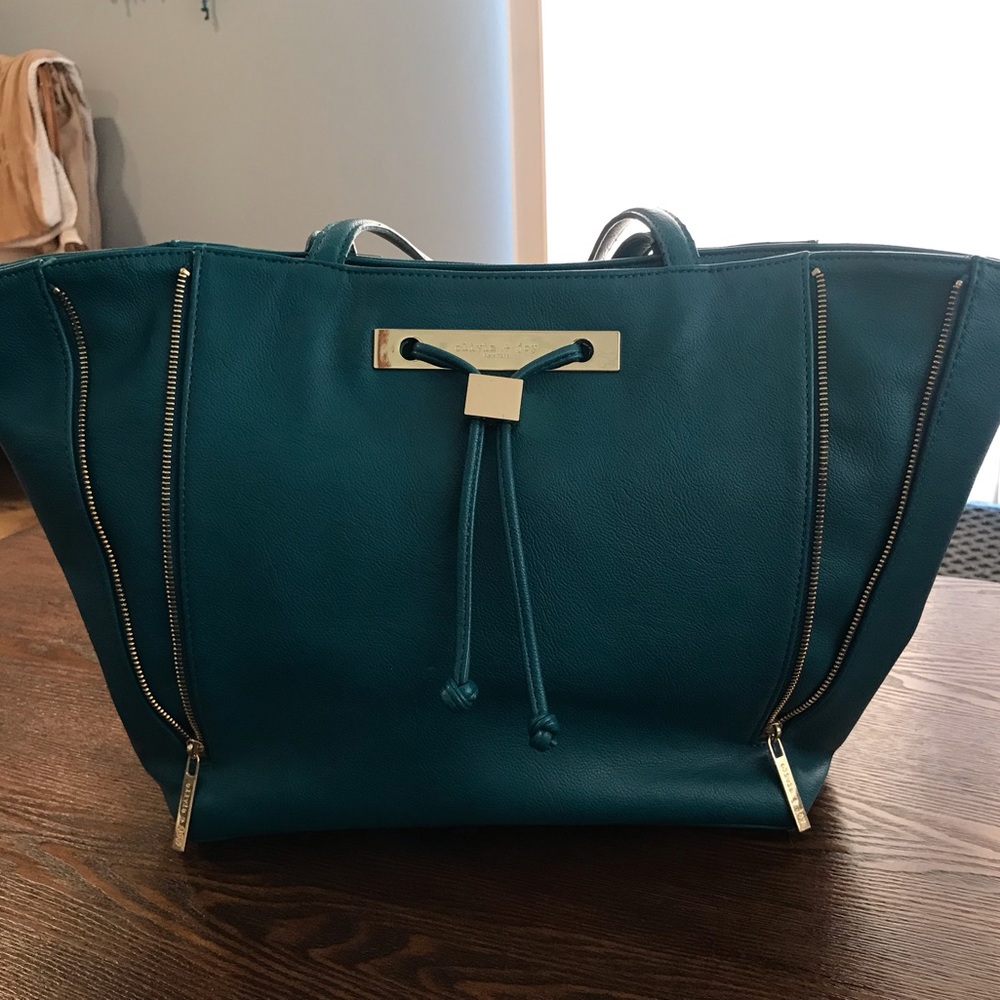 Olivia + Joy Teal Tote